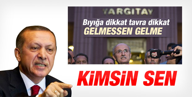 Erdoğan'dan Yargıtay Başkanı'na tepki İZLE