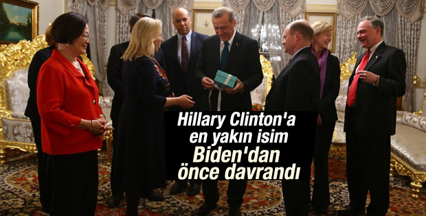 Cumhurbaşkanı Erdoğan ABD heyetiyle görüştü