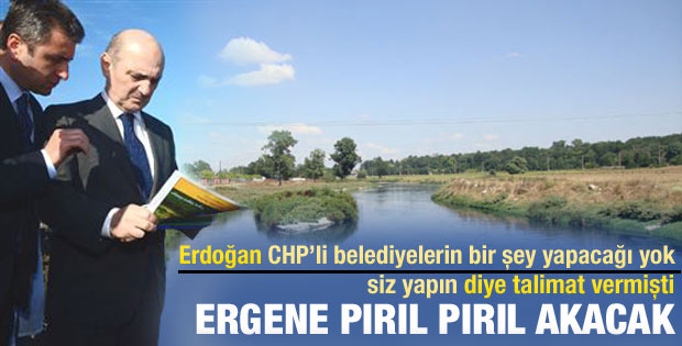 Ergene'de atık suyun yüzde 80'i arıtılacak