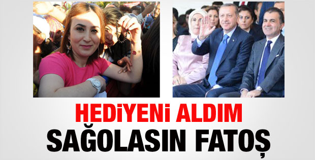 Başbakan ile karşılıklı tesbih değiştirdi