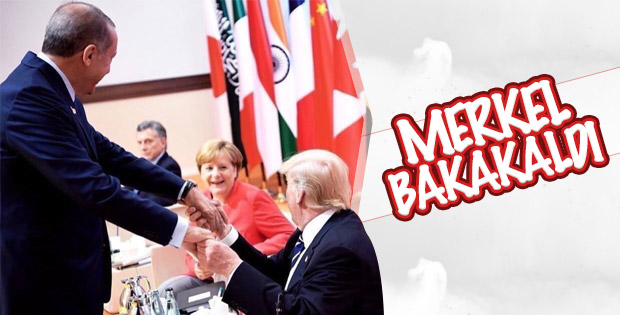 Erdoğan ile Trump'ın samimi pozu