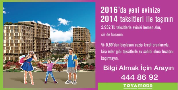 Kira öder gibi taksitlerle ev sahibi olma fırsatı !