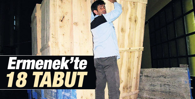 Ermenek’e 18 tabut getirildi