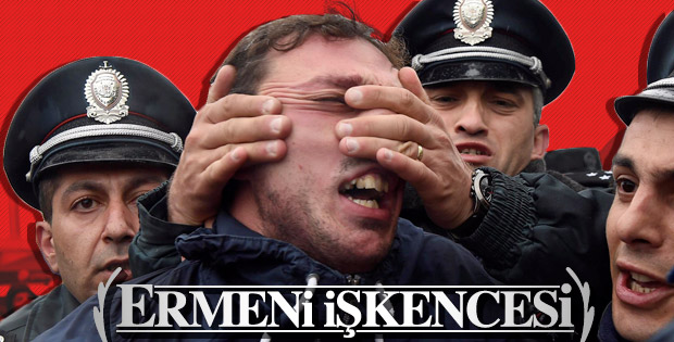 Ermenistan polisi göstericilere saldırdı