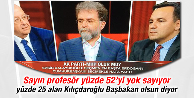 Ersin Kalaycıoğlu: Seçmen Erdoğan'ı seçmekle hata yaptı