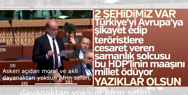 Ertuğrul Kürkçü Afrin için Türkiye'yi AB'ye şikayet etti