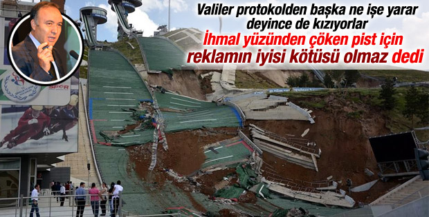 Erzurum Valisi'nden tepki çeken pist yorumu