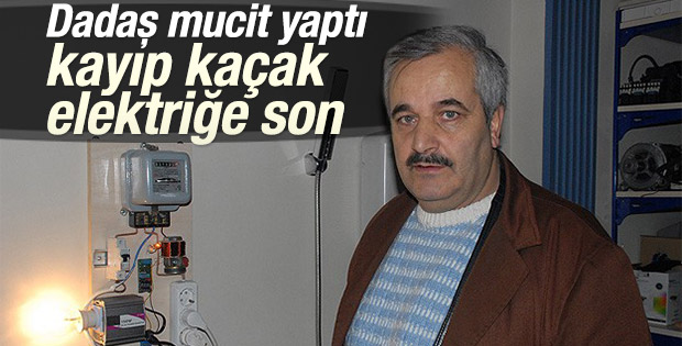 Erzurumlu mucit kayıp kaçak elektriği önlemeyi başardı