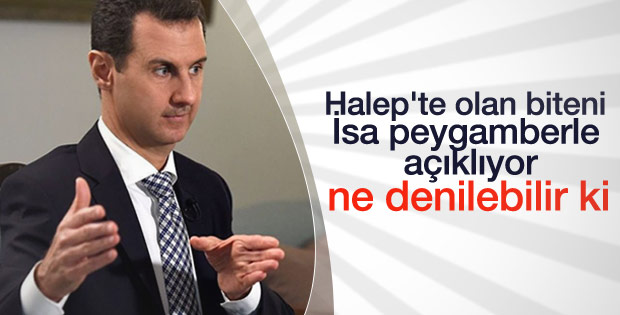 Esad'dan İsa peygamber benzetmesi