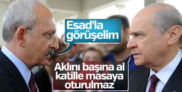 Kılıçdaroğlu'nun Esad önerisi Bahçeli'yi kızdırdı