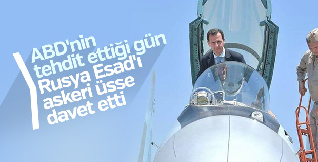 Gerasimov ve Esad Hmeymim Hava Üssü'nde bir araya geldi