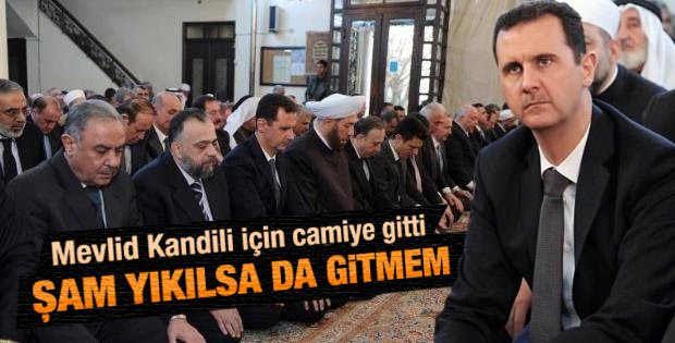 Esad yine camide görüntü verdi