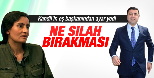 Kandil'den Selahattin Demirtaş'a silah bırakma tepkisi