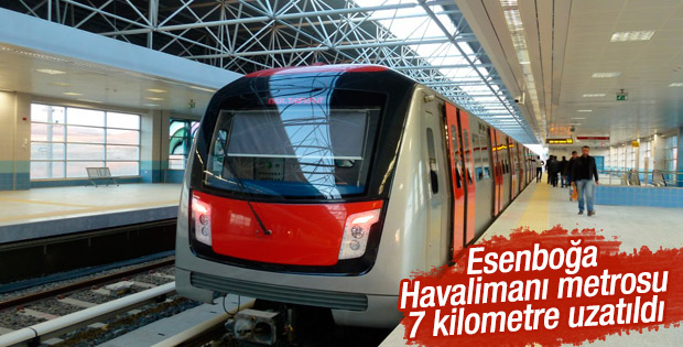 Esenboğa Havalimanı metrosu uzatılacak
