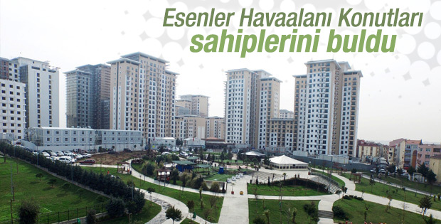Esenler Havaalanı Konutları'nda kuralar çekildi