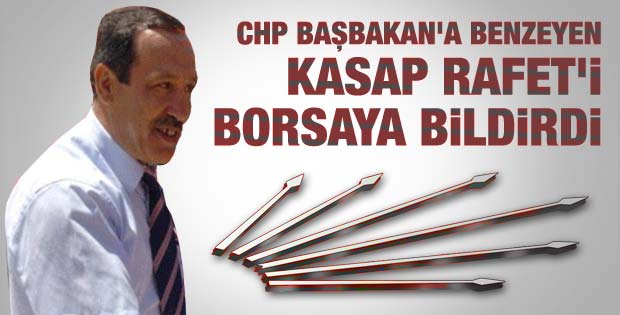 Başbakan'ın benzeri CHP'ye katıldı