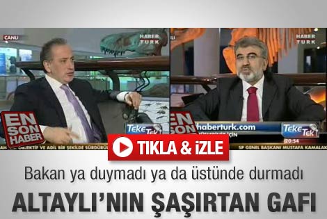 Altaylı'dan ilginç sözler - Video