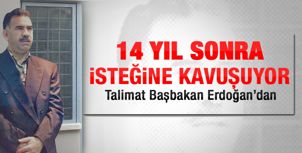 Öcalan'a televizyon verilecek