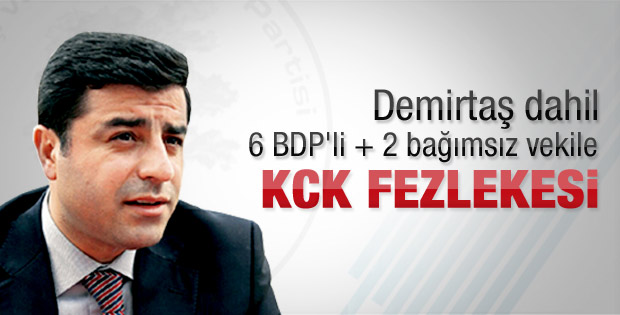6 BDP'li vekile dokunulmazlık fezlekesi
