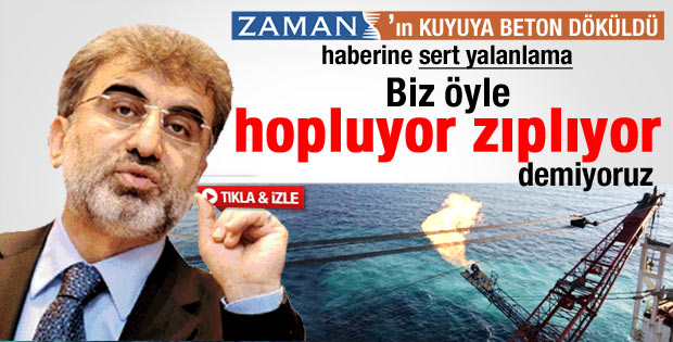 Taner Yıldız Zaman'ın haberine tepki gösterdi