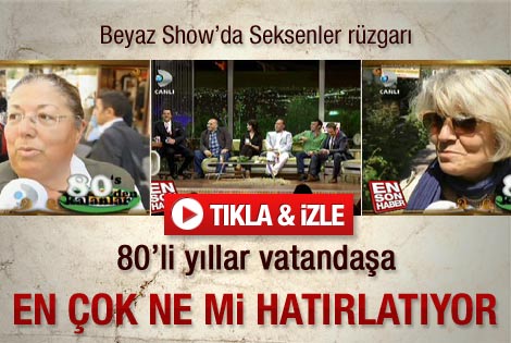 Beyaz Show'da Seksenler rüzgarı - izle