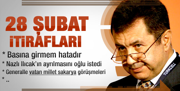 Karamehmet'ten 28 Şubat itirafları