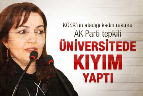 Abdullah Gül'ün atadığı rektöre AK Parti'den tepki