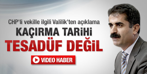 Tunceli Valisi'nden açıklama - video