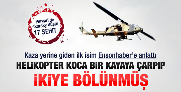 Korucu kaza noktasında Ensonhaber'e konuştu