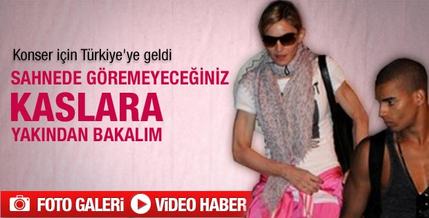 Madonna'nın kaslı kolları