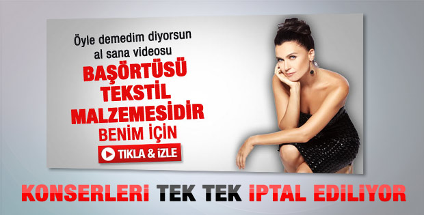 Şevval Sam'a konser darbesi