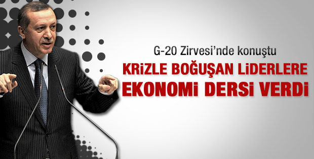 Erdoğan G-20 Zirvesi'nde konuştu