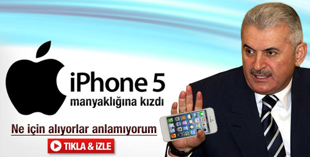 Bakan Binali Yıldırım'ın iPhone 5 isyanı