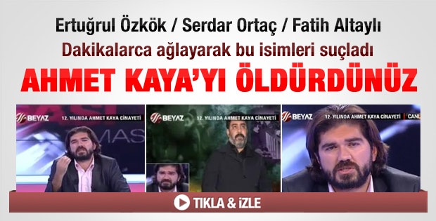 Rasim Ozan: Ahmet Kaya'yı siz öldürdünüz - izle