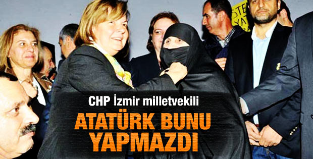 CHP'li Güler: Çarşaflı kadın partimizin aklını bulandırdı