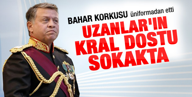 Ürdün Kralı Abdullah sokakta
