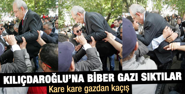 Kemal Kılıçdaroğlu'na biber gazlı müdahale