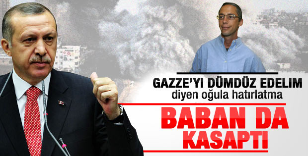 Erdoğan'dan Şaron'un oğluna sert yanıt