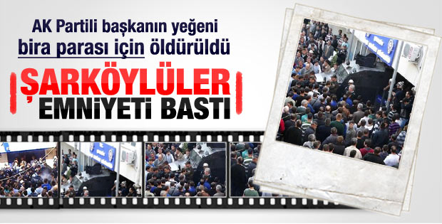 Tekirdağ Şarköy'de ilçe emniyete cinayet baskını