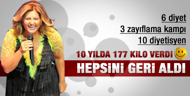 Sibel Can yine kilo aldı - Foto Galeri