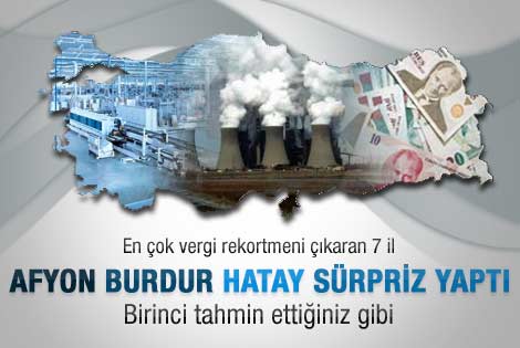 En çok vergi rekortmeni çıkaran il