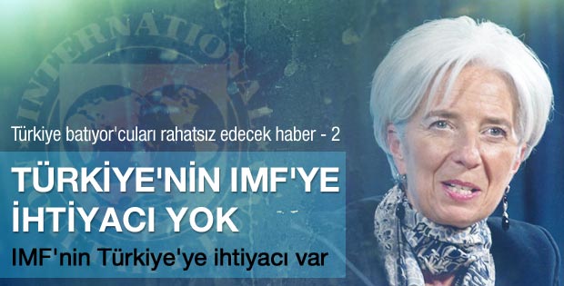 IMF Başkanı Lagarde: Türkiye'ye ihtiyacımız var