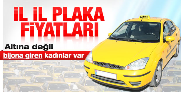 Borsadan sonra 2012'de en çok taksi plakası kazandırdı