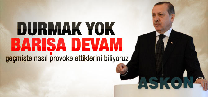 Başbakan ASKON'da konuştu
