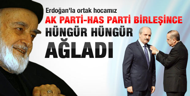 AKP Has Parti birleşmesine hüngür hüngür ağlayan Hoca