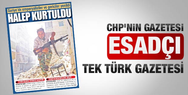 Yurt gazetesinden Esad'a destek haberi