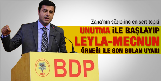 Demirtaş'tan Leyla Zana'ya sert gönderme