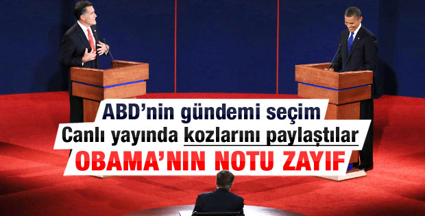 Obama ve Romney canlı yayında kapıştı - Video