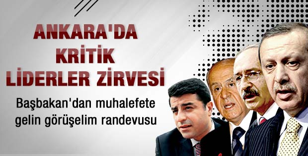 Başbakan Erdoğan yarın liderlerle bir araya gelecek