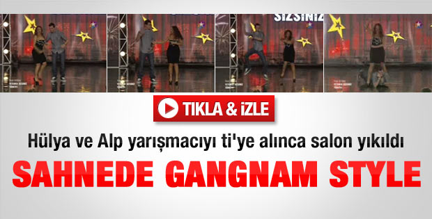Hülya Avşar ve Alp Kırşan'dan Gangnam Stye - izle